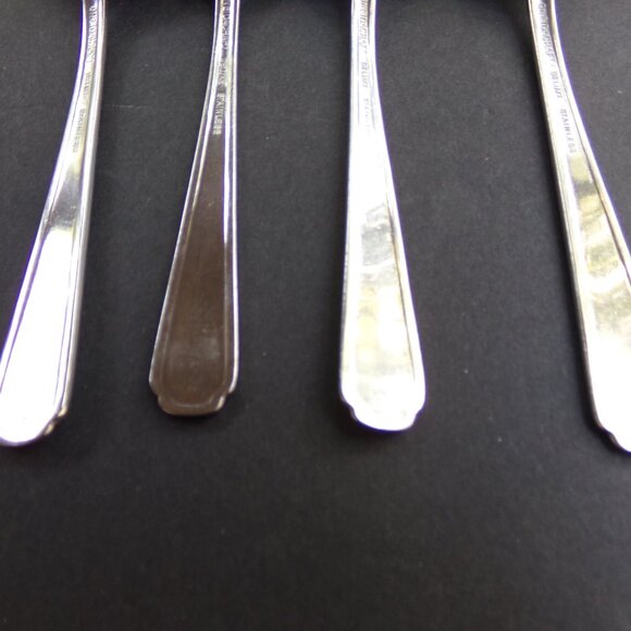 OneidaCraft Deluxe Stainless 4 Serving Spoons - Picture 7 of 9